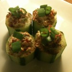 Spicy Crab Cucumber Cups