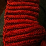 Half double crochet ribbing