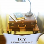 Danielle Hatfield's DIY Luggage Rack Side Table